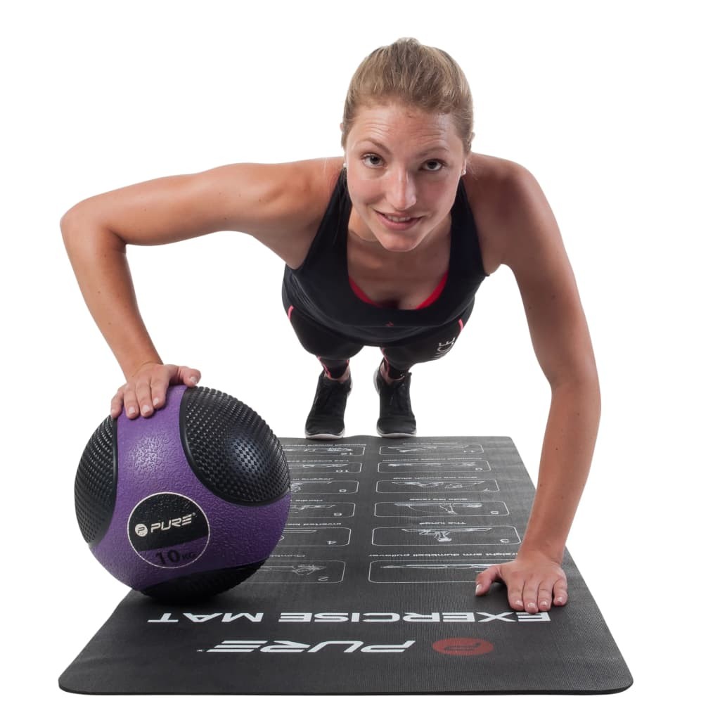Pure2Improve Medicine Ball 10 kg Purple